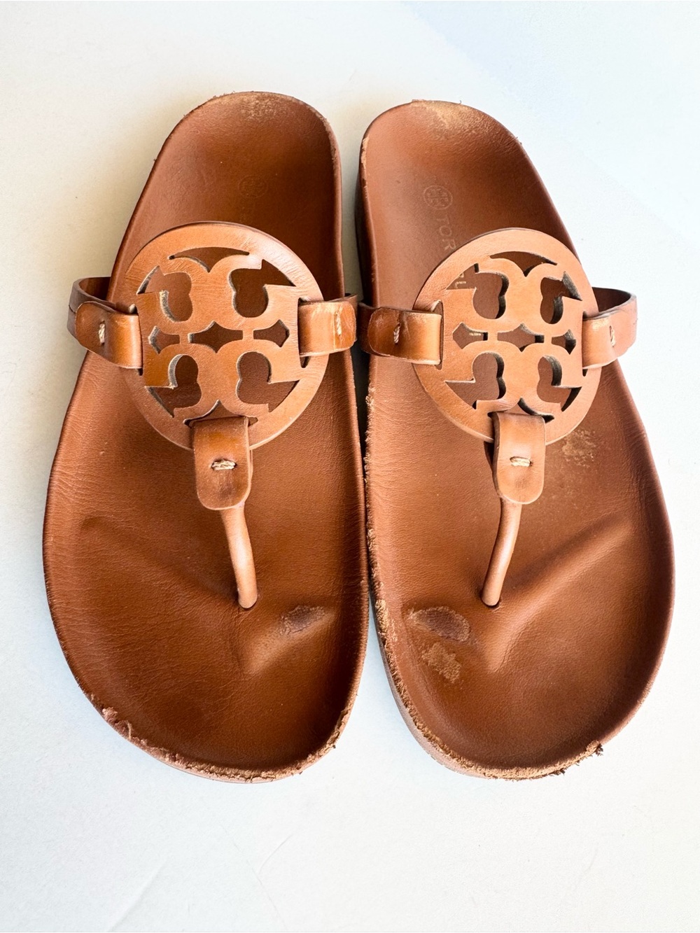 Tory Burch Miller Cloud Sandals Size 8.5 - Picture 4 of 13